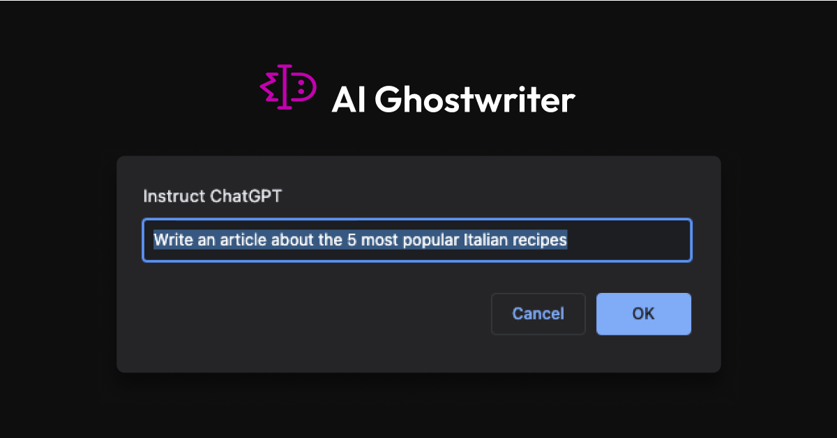 AI Ghostwriter logo