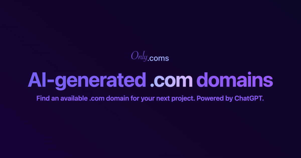 Only.Coms logo