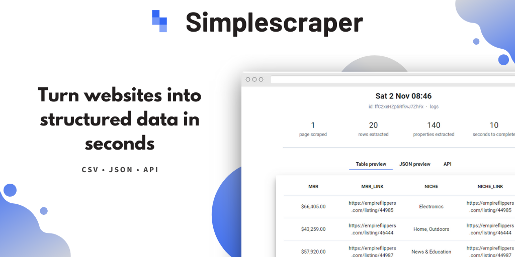 Simplescraper logo